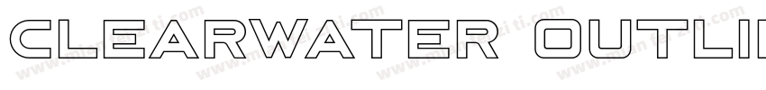 Clearwater Outline R字体转换